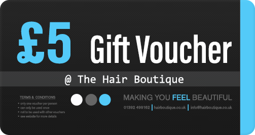 £5 Hair Salon Gift Voucher