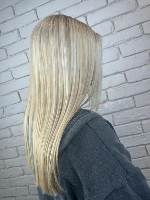 Cool light blonde hair