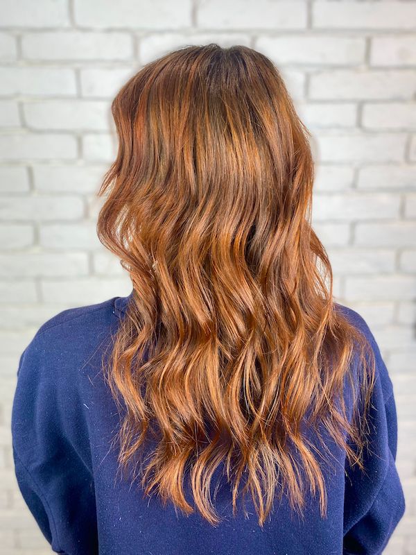 Light copper hair