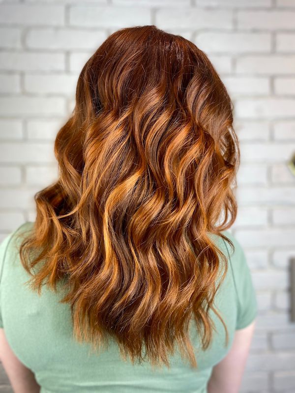 Dimensional copper hair