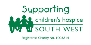 Supporting Childrens Hospice South West green logo.