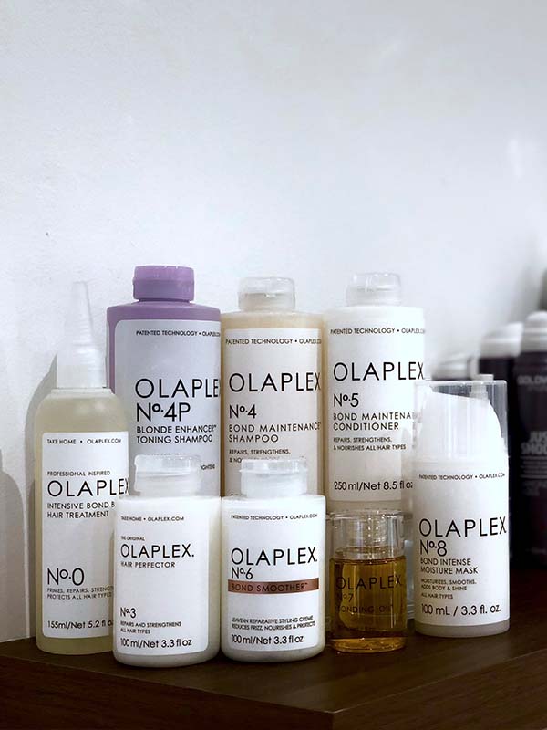 salon product recomendations oloplex range